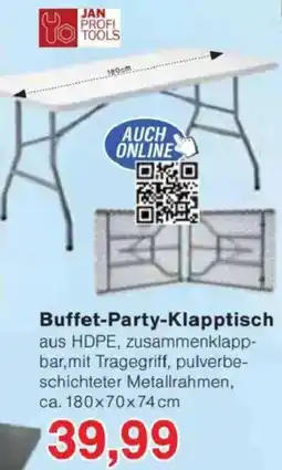 Jawoll Buffet-Party-Klapptisch Angebot