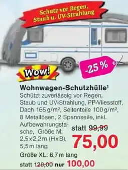 Jawoll Wohnwagen-Schutzhülle Angebot