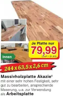 Jawoll Massivholzplatte Akazie Angebot
