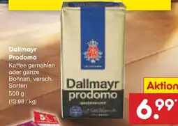 Netto Marken-Discount Dallmayr prodomo kaffee gemahlen Angebot