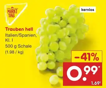 Netto Marken-Discount Markttag trauben hell Angebot