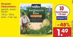Netto Marken-Discount Bergader käsescheiben Angebot