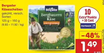 Netto Marken-Discount Bergader käsescheiben Angebot