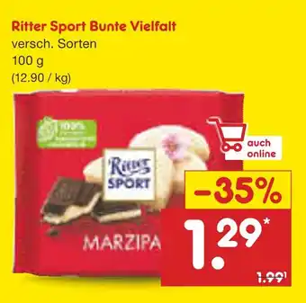 Netto Marken-Discount Ritter sport bunte vielfalt Angebot