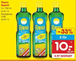 Netto Marken-Discount Rapso rapsöl Angebot