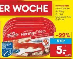 Netto Marken-Discount Heringsfilets Angebot