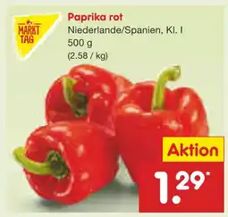 Netto Marken-Discount Markttag paprika rot Angebot