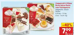 Netto Marken-Discount Coppenrath & wiese bunte sahne platte oder festtagstorte Angebot