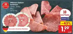 Netto Marken-Discount Wiltmann salami-sortiment Angebot