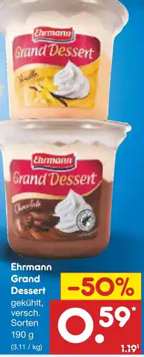 Netto Marken-Discount Ehrmann grand dessert Angebot