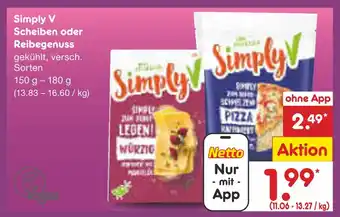 Netto Marken-Discount Simply v scheiben oder reibegenuss Angebot