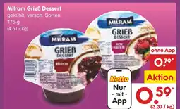 Netto Marken-Discount Milram grieß dessert Angebot