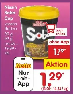 Netto Marken-Discount Nissin soba cup Angebot