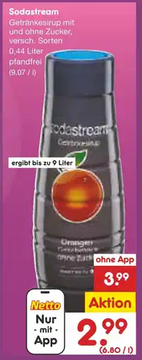 Netto Marken-Discount Sodastream getränkesirup Angebot