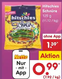 Netto Marken-Discount Hitschies schnüre Angebot