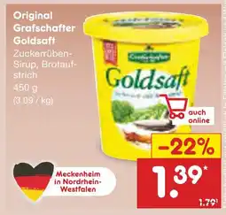 Netto Marken-Discount Grafschafter original grafschafter goldsaft Angebot