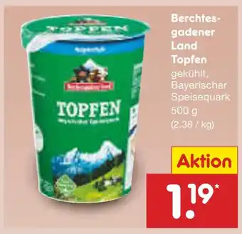 Netto Marken-Discount Berchtesgadener land topfen Angebot