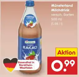 Netto Marken-Discount Münsterland milchdrink Angebot