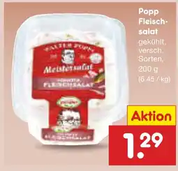 Netto Marken-Discount Popp fleischsalat Angebot