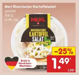 Netto Marken-Discount Merl rheinischer kartoffelsalat Angebot