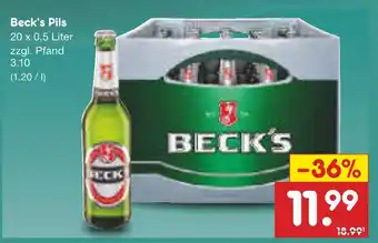 Netto Marken-Discount Beck's pils Angebot