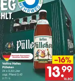 Netto Marken-Discount Veltins helles pülleken Angebot