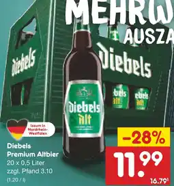 Netto Marken-Discount Diebels premium altbier Angebot