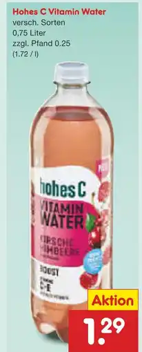 Netto Marken-Discount Hohes c vitamin water Angebot