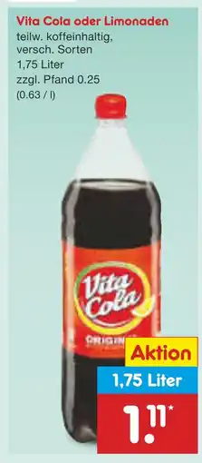 Netto Marken-Discount Vita cola vita cola Angebot