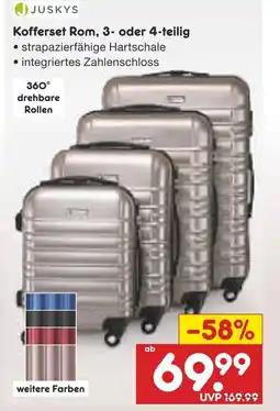 Netto Marken-Discount Juskys kofferset rom Angebot