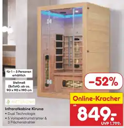 Netto Marken-Discount Artsauna infrarotkabine kiruna Angebot
