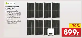 Netto Marken-Discount Juskys solaranlage set 3.000 w Angebot