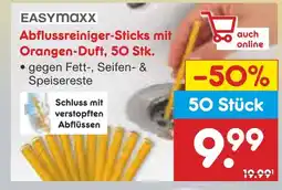 Netto Marken-Discount Easymaxx abflussreiniger-sticks mit orangen-duft Angebot