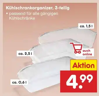 Netto Marken-Discount Kühlschrankorganizer, 3-teilig Angebot