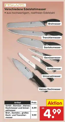 Netto Marken-Discount Fiskars schälmesser Angebot
