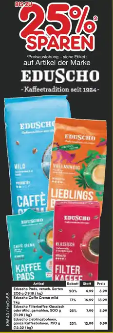 Netto Marken-Discount Eduscho pads Angebot