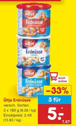 Netto Marken-Discount Ültje erdnüsse Angebot