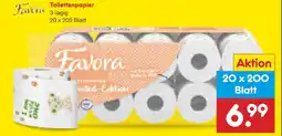 Netto Marken-Discount Favora toilettenpapier Angebot