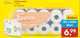 Netto Marken-Discount Favora toilettenpapier Angebot