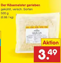 Netto Marken-Discount Der käsemeister gerieben Angebot