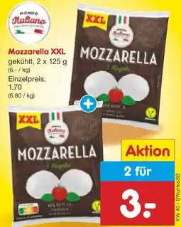 Netto Marken-Discount Mondo italiano mozzarella xxl Angebot