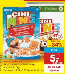Netto Marken-Discount Nestle cerealien Angebot