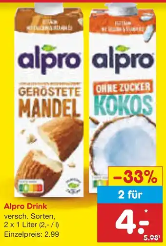Netto Marken-Discount Alpro drink Angebot