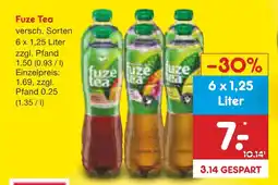 Netto Marken-Discount Fuze tea fuze tea Angebot