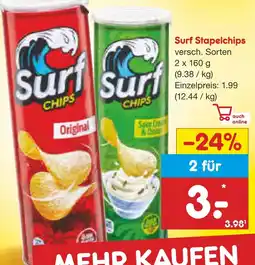 Netto Marken-Discount Surf stapelchips Angebot