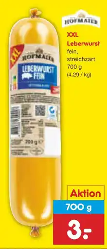 Netto Marken-Discount Xxl leberwurst Angebot