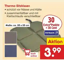 Netto Marken-Discount Thermo-sitzkissen Angebot