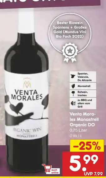 Netto Marken-Discount Venta morales monastrell organic do Angebot