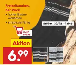 Netto Marken-Discount Freizeitsocken, 5er pack Angebot