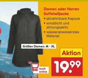 Netto Marken-Discount Damen oder herren softshelljacke Angebot